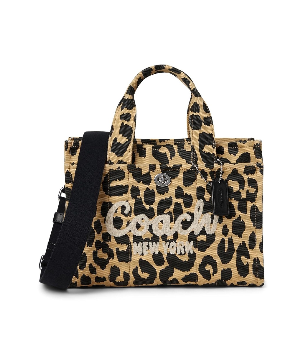 Woman's Handbags COACH Cargo Tote 26 with Leopard Print | eBay