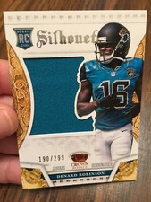 DENARD ROBINSON 2013 CROWN ROYALE SILHOUETTE ROOKIE PATCH JERSEY /299! MICHIGAN!