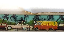 World’s Biggest Parking Lot Floaty Pen Moving Car Bus Southern California Vtg