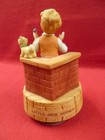 Vintage Schmid Music Box  LITTLE JACK HORNER Porcelain Mother Goose series — photo 2