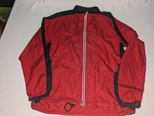 Nike Men's Windbreaker Jacket Red Blue Full Zip GUC Medium
