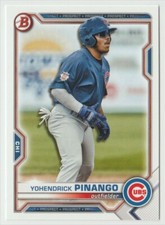 2021 Bowman Draft #BD-25 Yohendrick Pinango Baseball Card Chicago Cubs