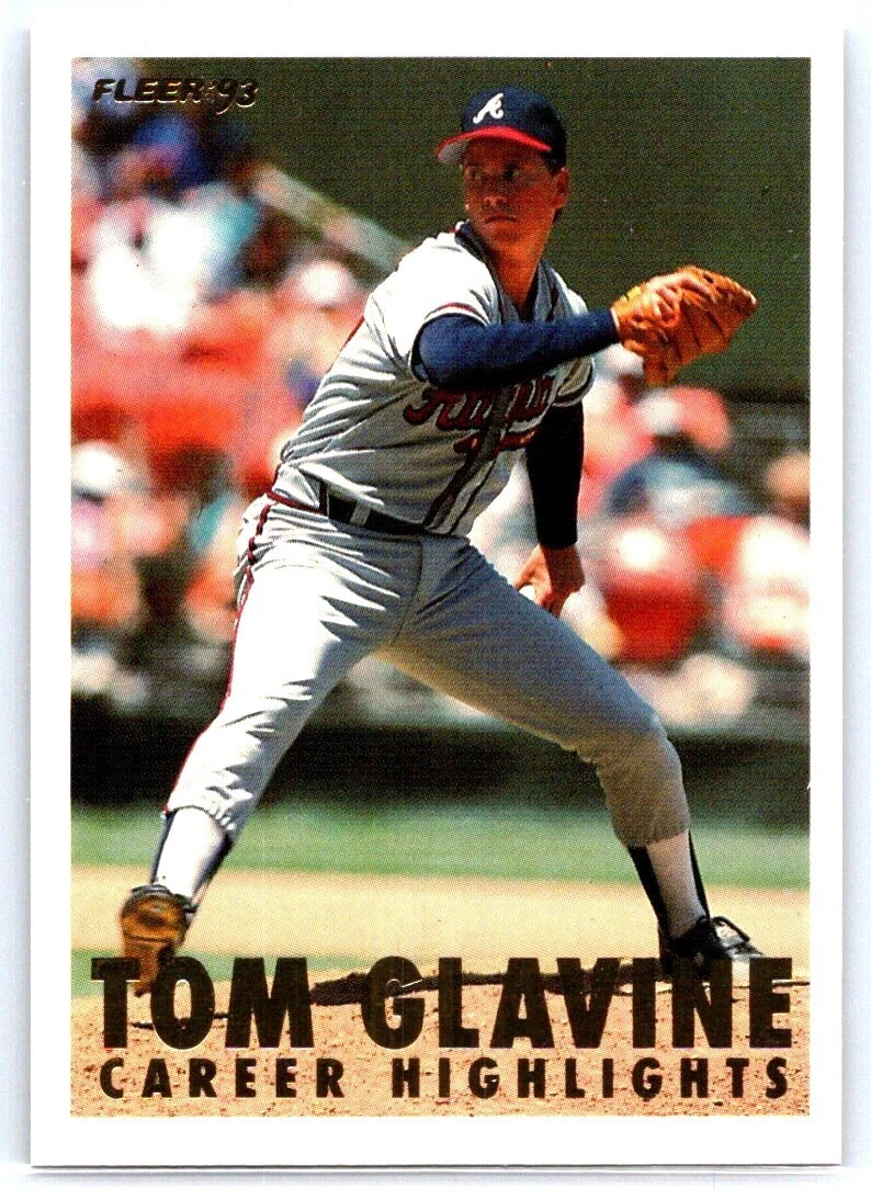 Tom Glavine trading card