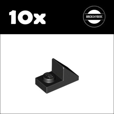 Lego    92946   Slope 45 2 x 1 with 2/3 Cutout   Black / Schwarz   10x   NEU