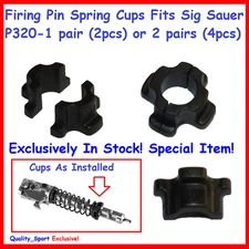 Firing Pin Spring Cups Fits Sig P320 - 1 pair (2pcs) or 2 pairs (4pcs)
