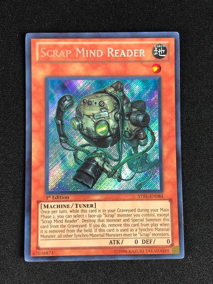 YUGIOH SCRAP MIND READER STBL-EN084 1ST SECRET | eBay
