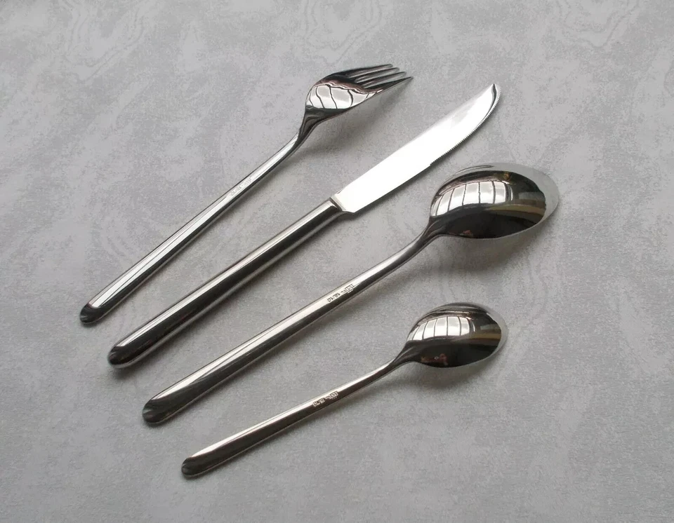 *RAR* BSF Chiaro poliert 24-tlg. Menübesteck Edelstahl 18/10 Fabrikneu OVP - Bild 3 von 3