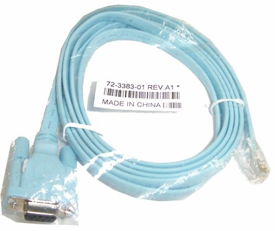 Original brandneu Cisco 72-3383-01 DB9 zu RJ45 6 Fuß Kabel blau