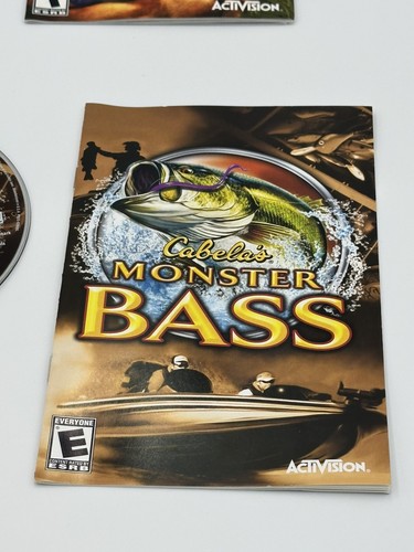 PlayStation 2 Cabela's Dangerous Hunts & Monster Bass Sony Tested CIB w/Manuals - Picture 7 of 10