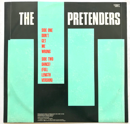 Don't Get Me Wrong - The Pretenders - Vinyl 12 inch Single - Picture 2 of 3