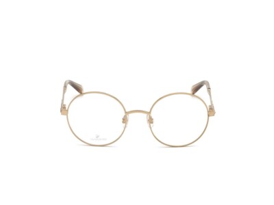 Swarovski SK5364 033 Rose Gold Round Metal Eyeglasses Frame 52-20-140