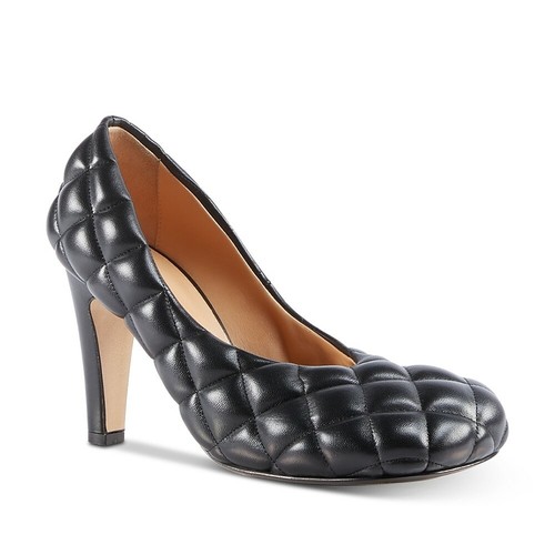 Bottega Veneta 258537 Womens Quilted Leather Pumps Black Size 39 C Wide  828833932721 | eBay
