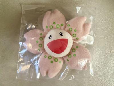 TAKASHI MURAKAMI Cherry Blossom Sakura Plush Mascot Keychain