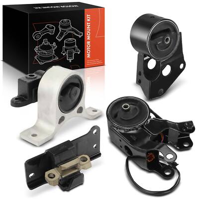 4x Engine Motor Mount & Transmission Mount for Nissan Murano 03-07 V6 3.5L AWD