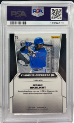 Vladimir Guerrero Jr. 2018 Panini The National Convention VIP #VG 