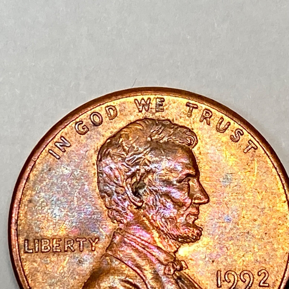 1992-D Penny RD Small Date Lincoln Memorial Cent DDOR Wide AM 1C