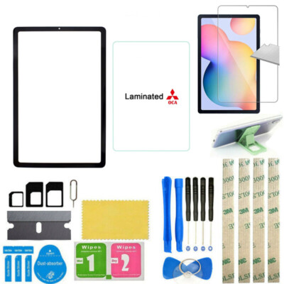 For Samsung Galaxy Tab S6 Lite 10.4 P610 P615 P617 Front Screen Lens Glass + OCA
