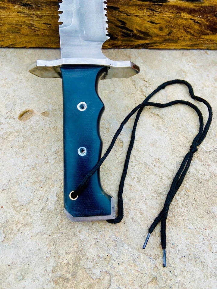 Cuchillo de caza vikingo vintage cuchillo de cazador réplica cuchillo antiguo histórico Foto 4 de 4