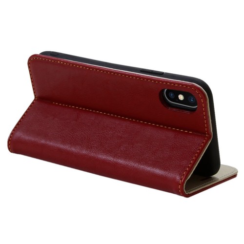 Luxus Leder Schutzhülle für Apple iPhone X Smartphone Etui Case Tasche Cover - Picture 71 of 93