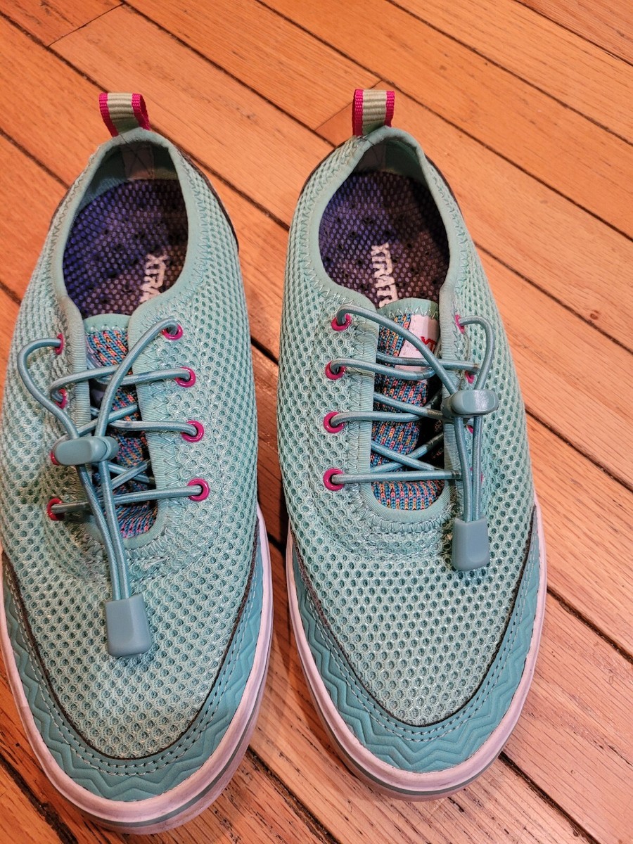 Xtratuf Riptide Water Deck Shoes Kayak Paddle Board Mesh Teal sneakers  Womens 6w | eBay