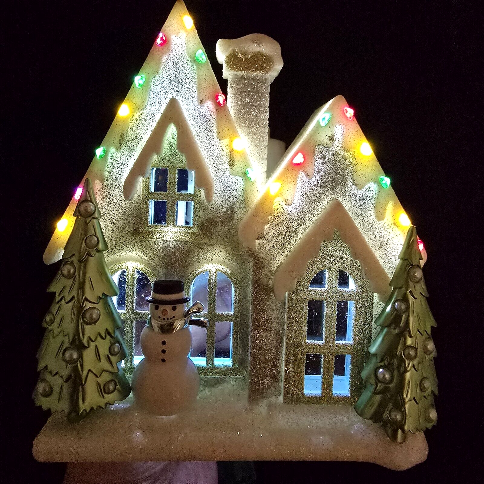 Bath & Body Works Snowman Wallflower Plug in Nightlight for Holidays-image