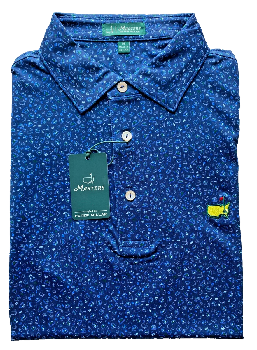 2026 Medium Peter Millar Men's Masters Golf Shirt Bucket Hats