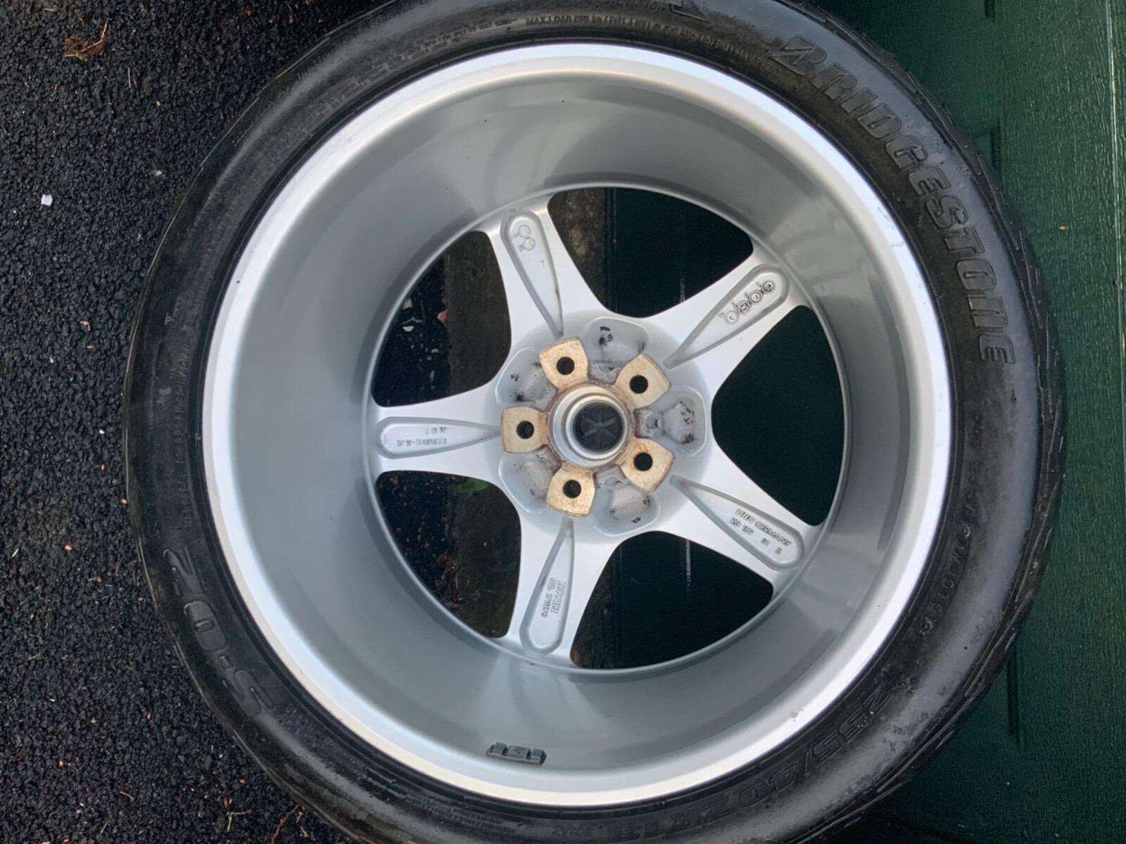 18" FERRARI 550 MARANELLO BBS WHEELS OEM RIMS 179379 179378 WHEEL RIM