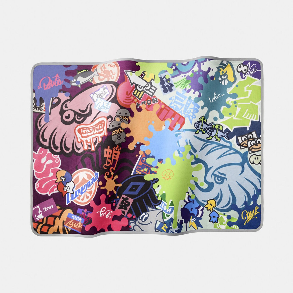 Nintendo 東京　バケット SQUID or OCTO Splatoon Nintendo Splatoon Official Blanket SQUID or OCTO Nintendo