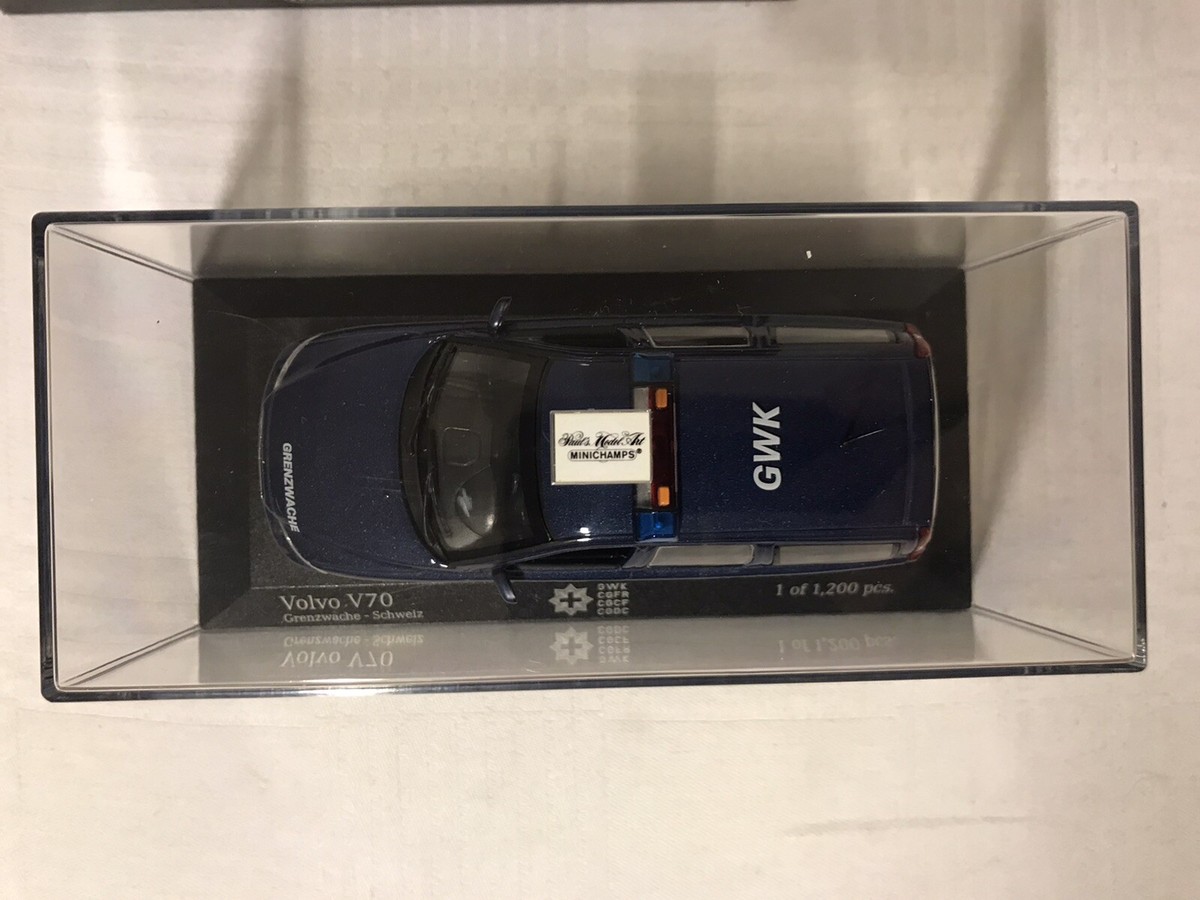 Minichamps 1:43 Volvo V70 V 70 Grenzwache Schweiz 1/1.200 Rarität