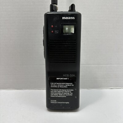 HCB-10A Two Way Channel Radio Handheld Travel Distance Walkie Talkie - Untested
