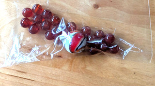 Achat Halbedelstein Perlen Naturstein Muranoperle Halskette Schmuck einzeln