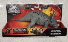 Jurassic World Triceratops Dino Rivals Dual Attack 2018 Mattel GFG78 Gray Grey