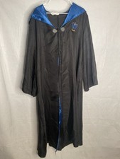 Harry Potter Ravenclaw Wizard School Hooded Robe Cape Cosplay Size M 38-40 