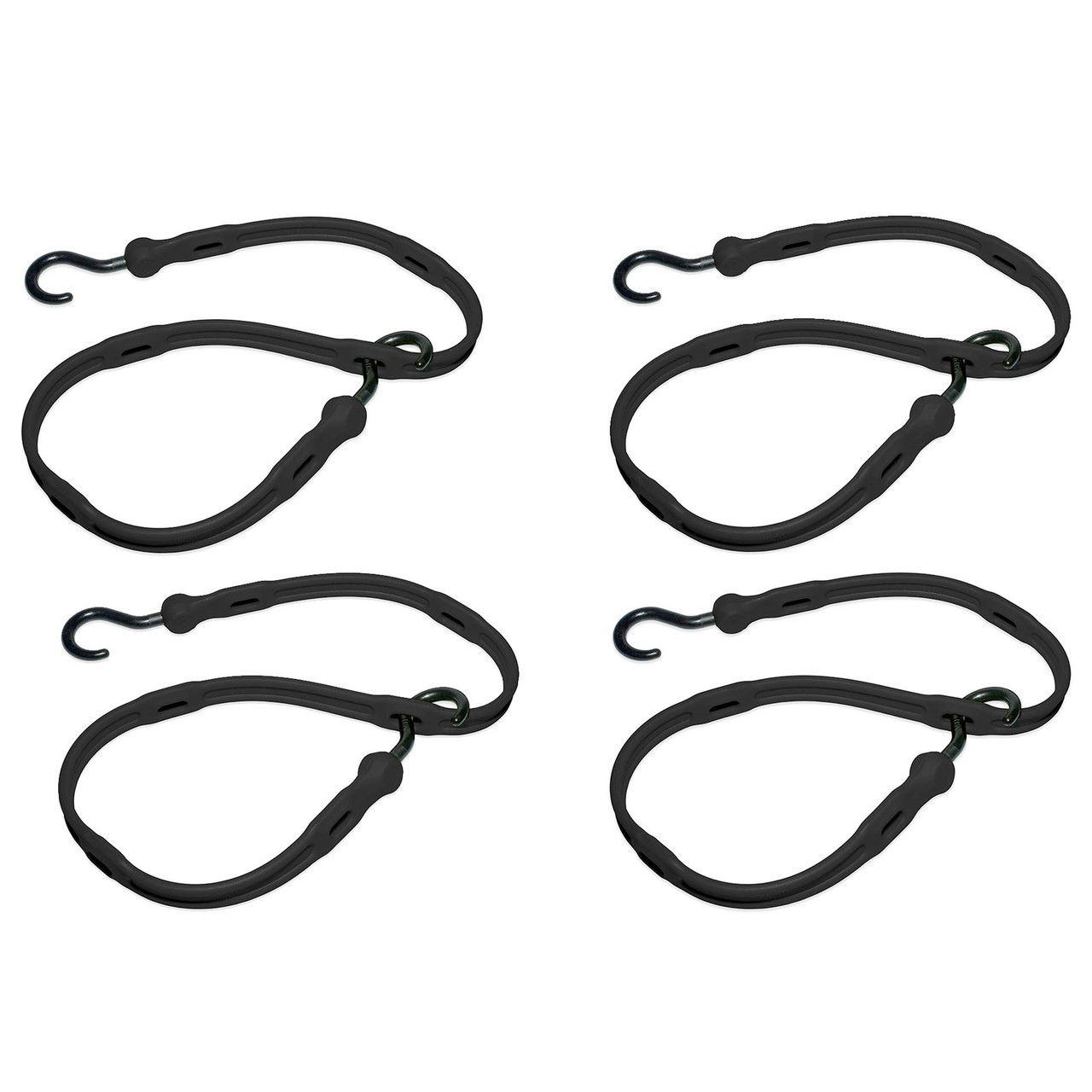 The Perfect Bungee AS36BK4PK-BXST Adjust-A-Strap in Black 36in (Pack of 4)