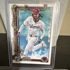 Topps 2025 Holiday Rookie Card #H94 James Wood Washington Nationals Baseball MLB