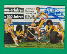 CYCLISME carte cycliste ROGER HONEGGER  Signée