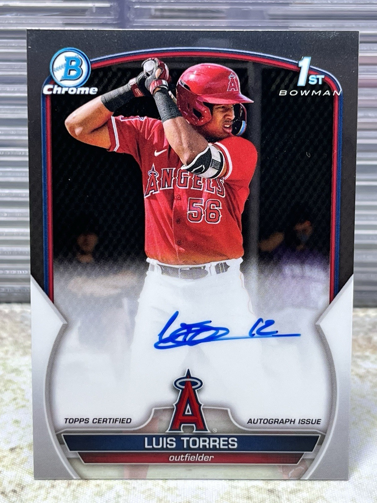 2023 Bowman #CPA-LT Luis Torres 1st Bowman Chrome On-Card Auto