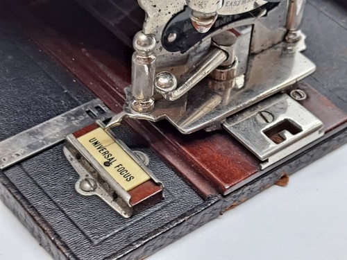 Rare Antique No.3 FOLDING POCKET KODAK Model 3 w/ Leather Lens Board, c-1899 - Picture 6 of 14