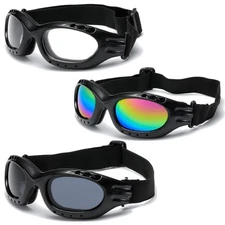 3 Pieces Motorcycle Goggles Riding Glasses Dirt Bike Goggles Ski Goggles Anti...