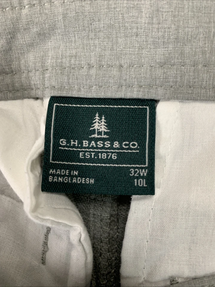 G.H. Pantalones Cortos Bass Co Para Hombres 32 Para Servicio Duro Ligeros Senderismo Pesca Camping Foto 4 de 4