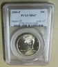 2000-P KENNEDY HALF DOLLAR PCGS MS67