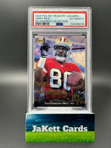 1995 Upper Deck NFL - Jerry Rice #44 2025 PSA Exclusive /500 - 49ers