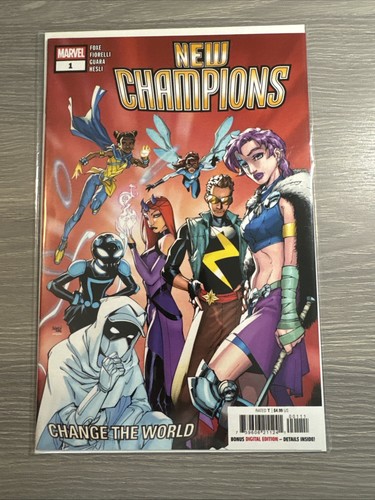 New Champions #1 First Print Cover A Marvel Comics 2025 Multiple Cameo App