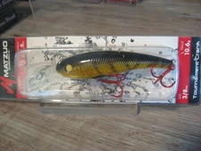 Matzuo 3" Fishing Lure 3/8 Oz Tournament Crank - Dives 8-16' - Northern Walleye