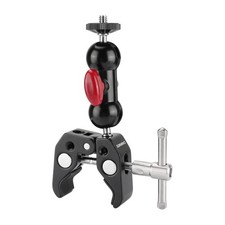 Crab Clamp 360 Degree Rotating Mini Ball Head Fits 7/8 Inch Monitor 1333