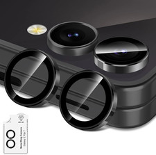 For Samsung Galaxy Z Flip 7 Camera Lens Protector, Individual Metal Ring Tempere