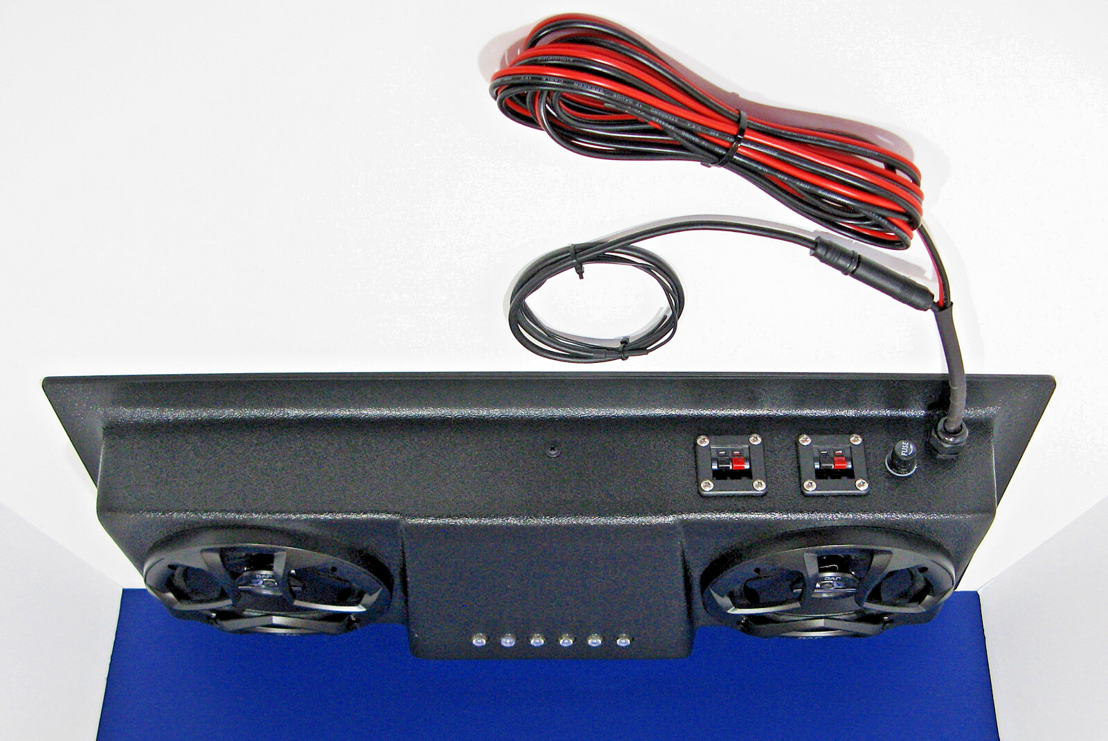 Blietooth CD PLAYER Overhead Stereo Console UTV  Roof Mount 6.5" JVC Speakers