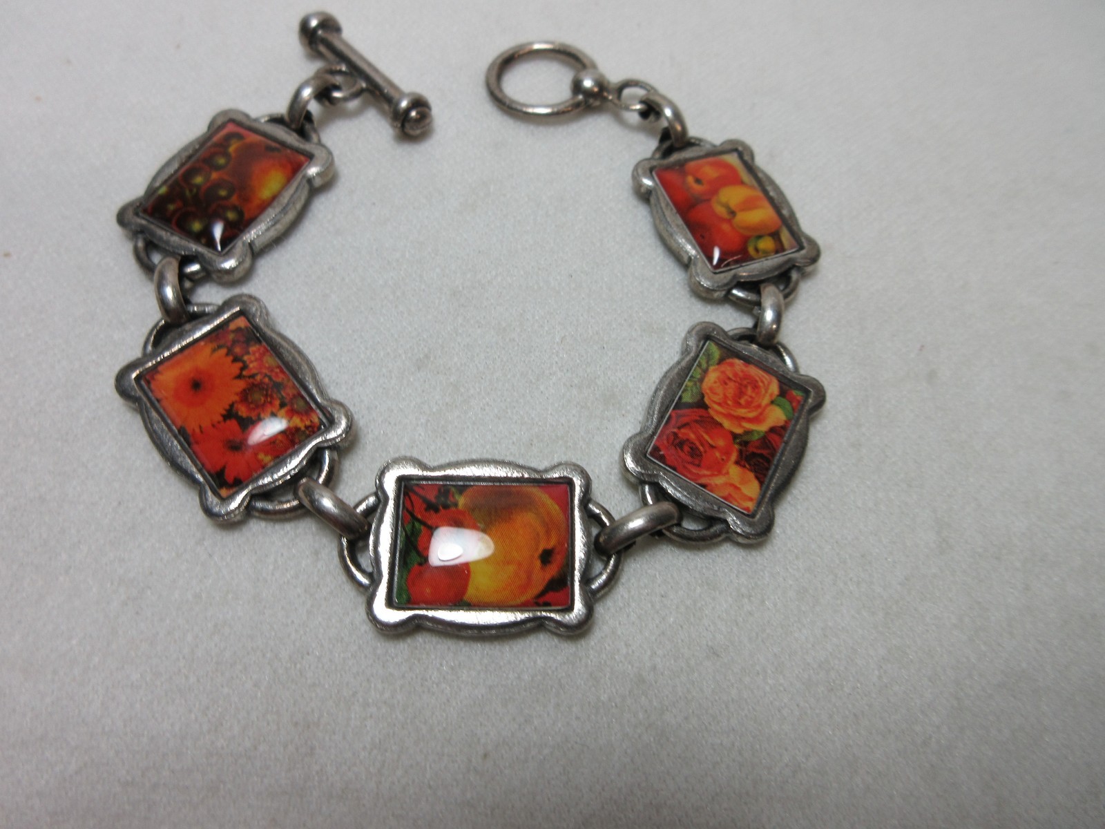 CLASSIC HARDWARE BRACELET PANEL LINK TOGGLE  #43 - image 2