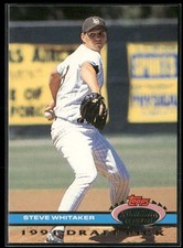 1992 Stadium Club Dome Steve Whitaker San Francisco Giants Rookie #194