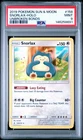 PSA 9 Snorlax Holo Rare Unbroken Bonds 2019 Pokemon Card #158